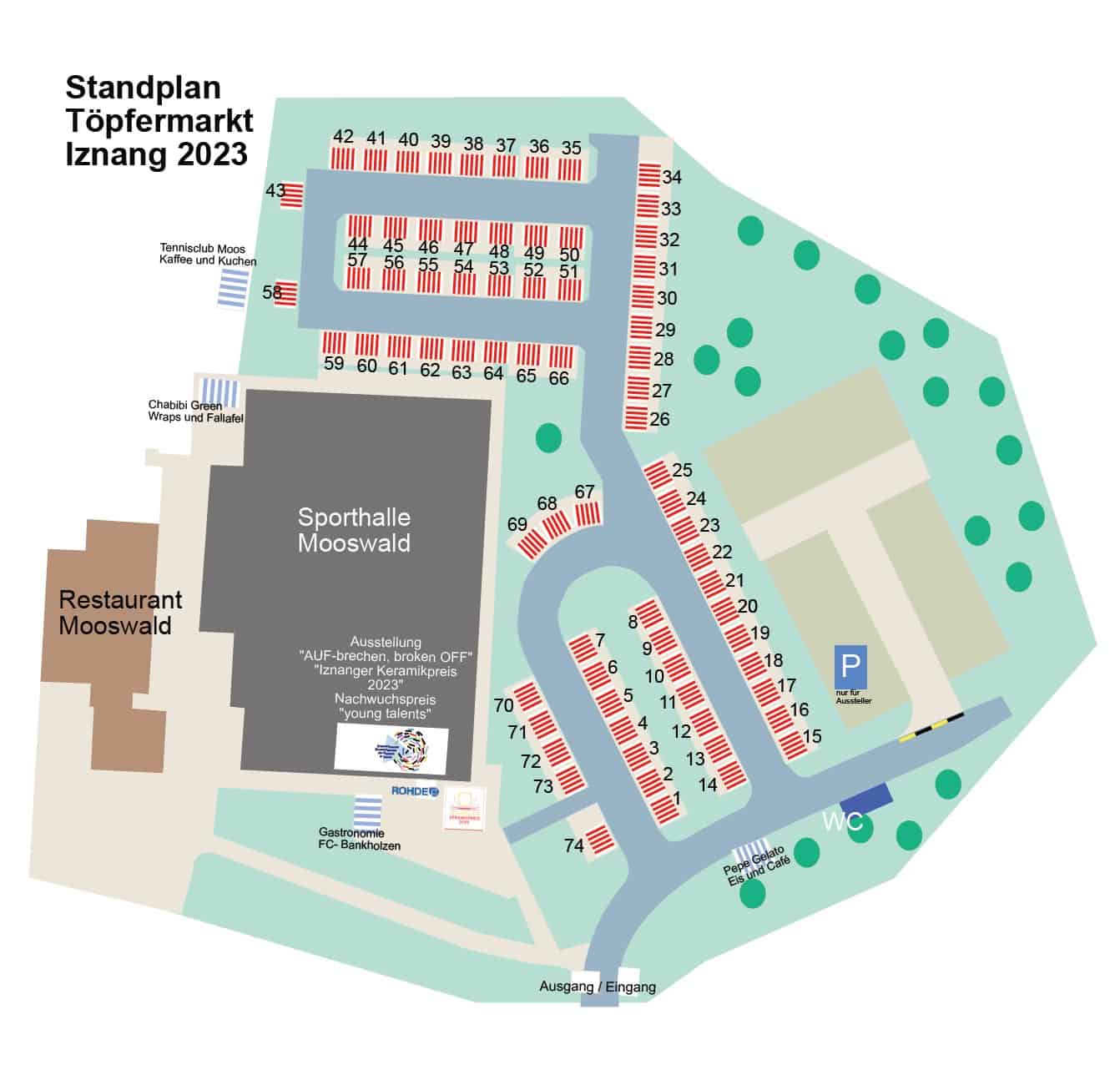 2023 Standplan Töpfermarkt